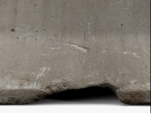 concrete barrier 01 - 8k scan Model 3D