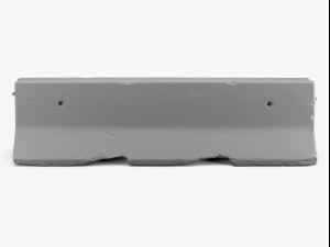 concrete barrier 01 - 8k scan Model 3D