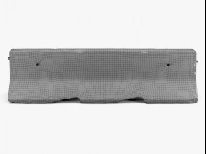 concrete barrier 01 - 8k scan 3D Model