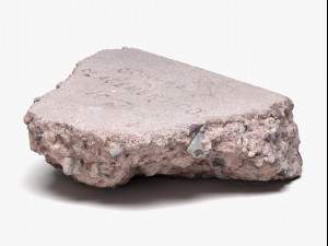 concrete chunk 02 - 16k scan 3D Model