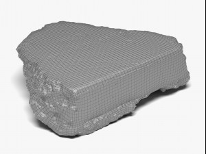 concrete chunk 02 - 16k scan 3D Model