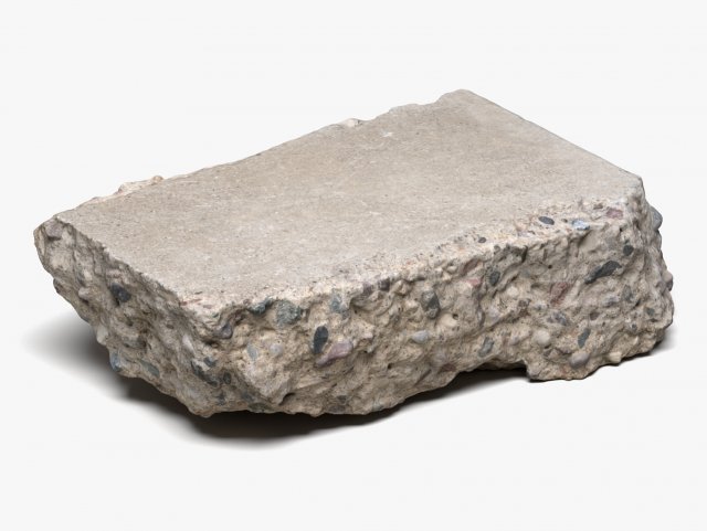 concrete chunk 03 - 16k scan Modelo 3D .c4d .max .obj .3ds .fbx .stl .blend 