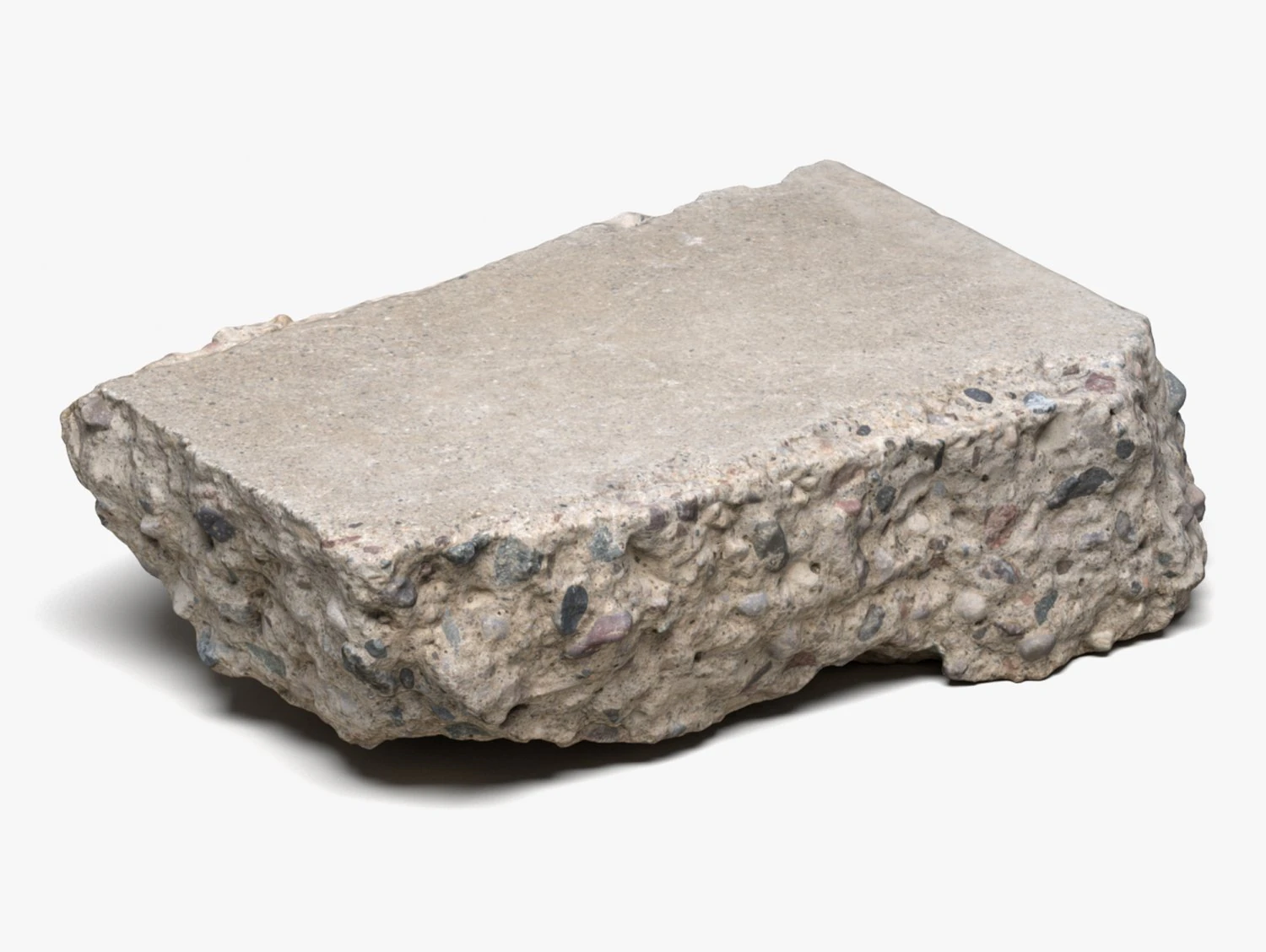 concrete chunk 03 - 16k scan 3D Model .c4d .max .obj .3ds .fbx .stl .blend