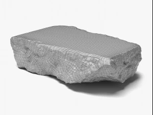 concrete chunk 03 - 16k scan 3D Model