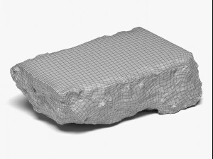concrete chunk 03 - 16k scan 3D Model