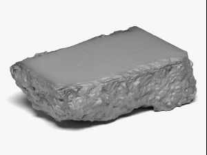 concrete chunk 03 - 16k scan 3D Model