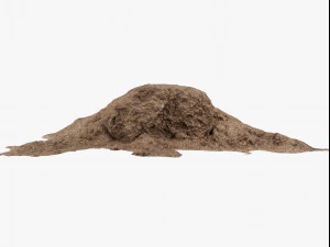 mulch pile - 8k scan 3D Model