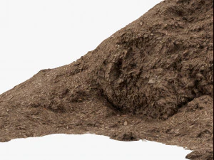 mulch pile - 8k scan 3D Model