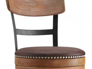 swivel bar stool 3D Model