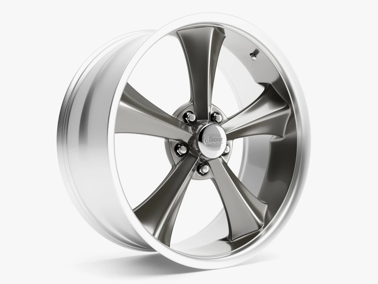 rocket racing booster wheel 3D Model .c4d .max .obj .3ds .fbx .stl .blend 