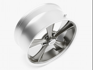 rocket racing booster wheel 3D Model