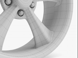 rocket racing booster wheel 3D Model
