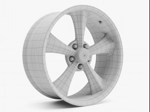 rocket racing booster wheel 3D Model