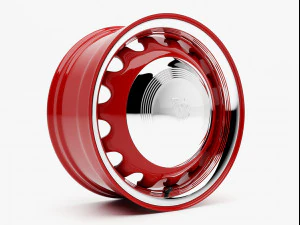 us wheel artillery 555 3D Model