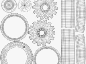 us wheel artillery 555 3D Model