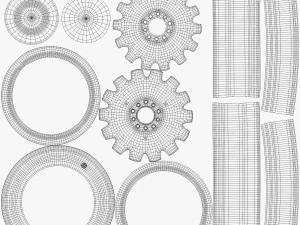 us wheel artillery 555 3D Model