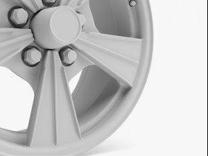 radir tri rib wheel 3D Model