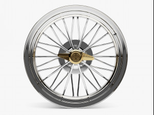 Texan wire wheel 3D Model