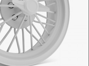 Texan wire wheel 3D Model