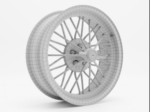 Texan wire wheel 3D Model