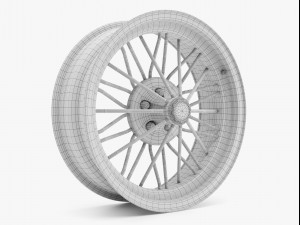 Texan wire wheel 3D Model