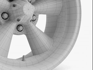 us mags standard u102 wheel 3D Model