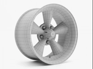 us mags standard u102 wheel 3D Model