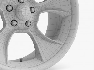 american racing vn474 gasser wheel 3D Model