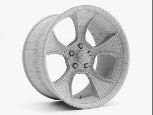 american racing vn474 gasser wheel 3D Model
