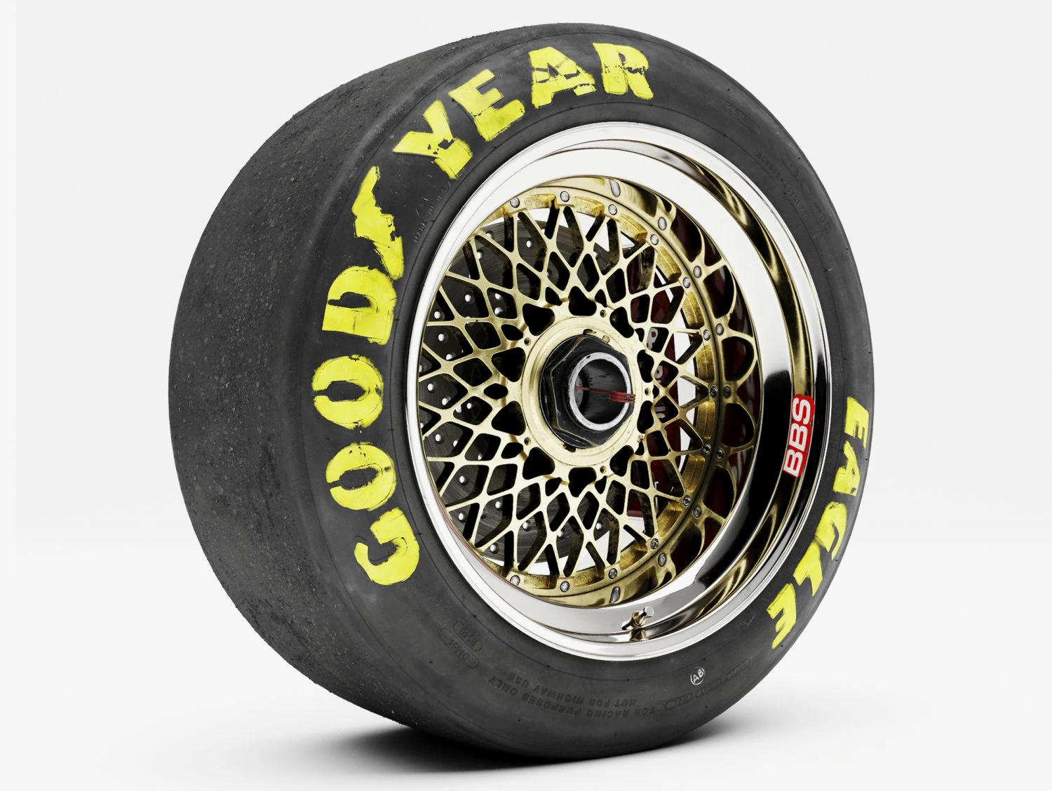 BBS E55 Goodyear Eagle V2 Combo 3D Modell .c4d .max .obj .3ds .fbx .stl .blend 