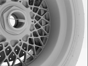 BBS E55 Goodyear Eagle V2 Combo 3D Modell