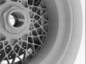 BBS E55 Goodyear Eagle V2 Combo 3D Modell