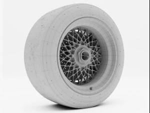 BBS E55 Goodyear Eagle V2 Combo 3D Modell