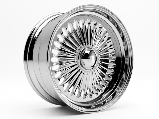 billet specialties gs47 wheel Model 3D .c4d .max .obj .3ds .fbx .stl .blend 