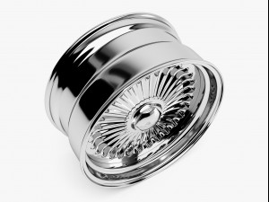 billet specialties gs47 wheel Model 3D