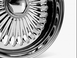 billet specialties gs47 wheel 3D Model