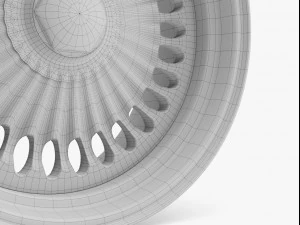 billet specialties gs47 wheel 3D Model