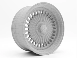 billet specialties gs47 wheel 3D Model