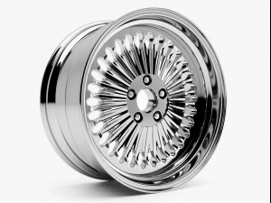 billet specialties gs47 wheel 3D Model