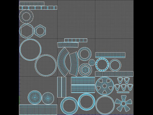 Bbs dls centerlock wheels 3D Модель