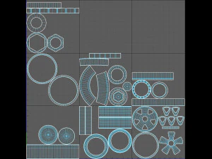 Bbs dls centerlock wheels 3D Model