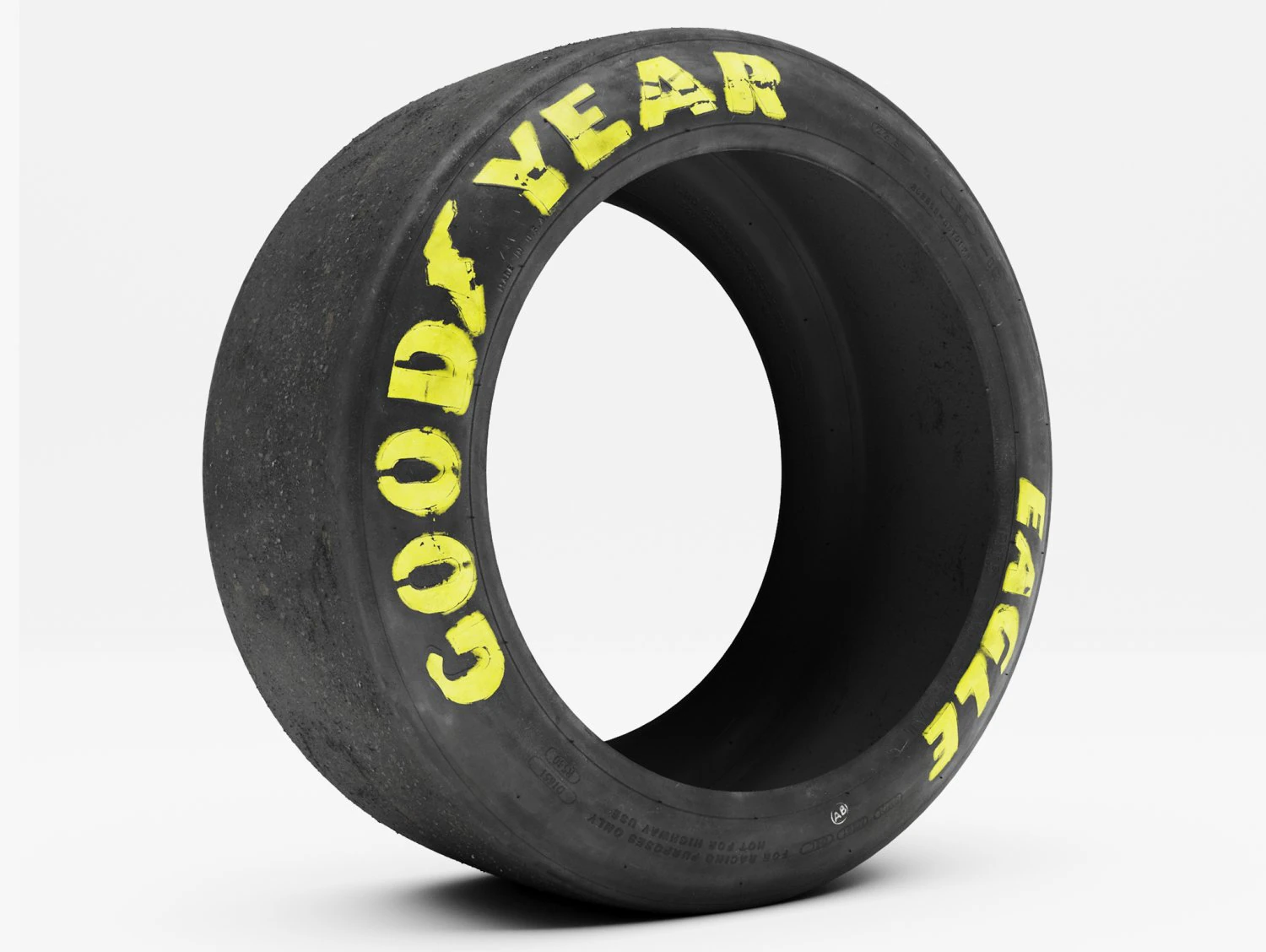 goodyear eagle tire v2 3D Model .c4d .max .obj .3ds .fbx .stl .blend