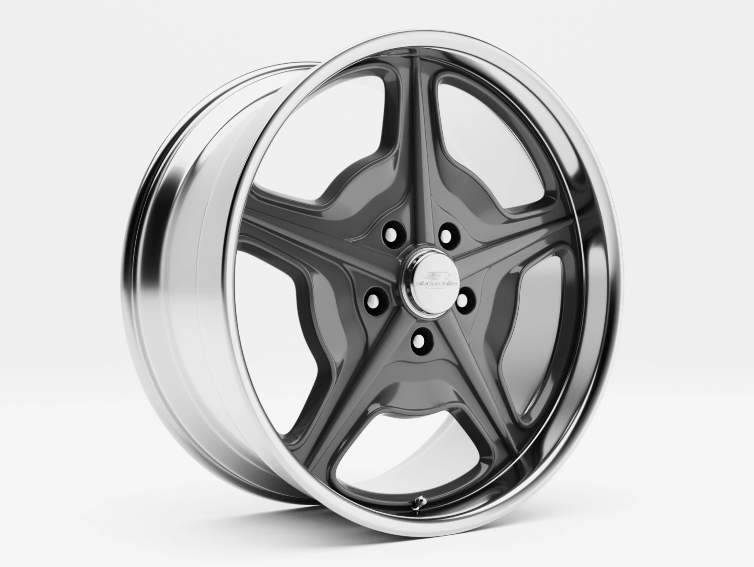 Billet Specialties Speedway Wheel 3D Model .c4d .max .obj .3ds .fbx .stl .blend
