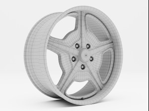 Billet Specialties Speedway Wheel 3D 모델