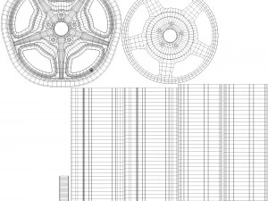Billet Specialties Speedway Wheel 3D Model