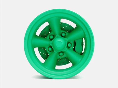 1-24 Scale 15x8 Torq Thrust D Wheel and Brake 3D Print Model