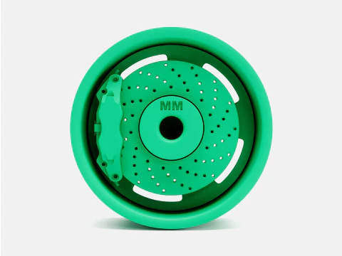 1-24 Scale 15x8 Torq Thrust D Wheel and Brake 3D Print Model