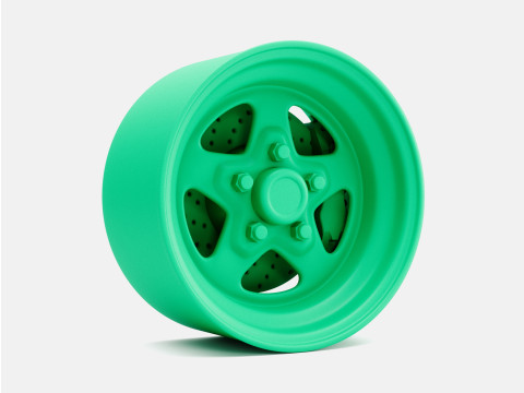 1-24 Scale 15x8 Weld Pro Star Wheel and Brake 3Dプリントモデル