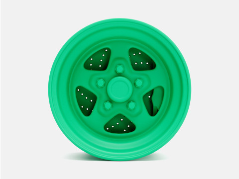 1-24 Scale 15x8 Weld Pro Star Wheel and Brake 3D Принт Модель