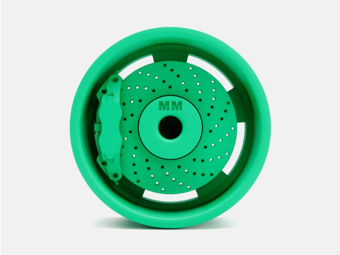 1-24 Scale 15x8 Pacer Supreme Wheel and Brake 3D Baskı Modeli